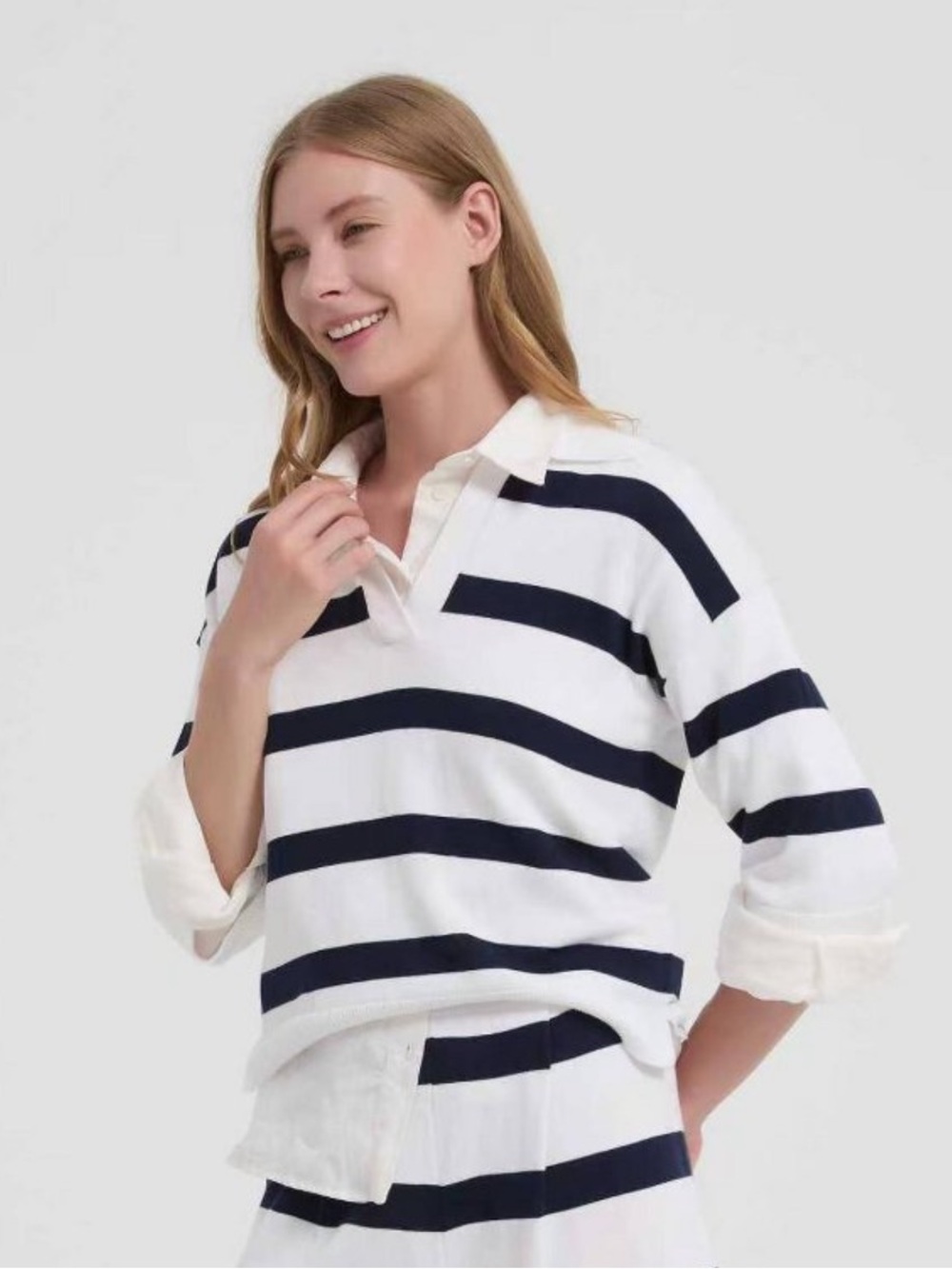 NWT Relaxed Polo Sweater